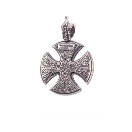 Maltese Men’s Cross Pendant in Sterling Silver 925