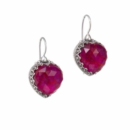 Heart Colors Earrings in Sterling Silver 925 for Women’s