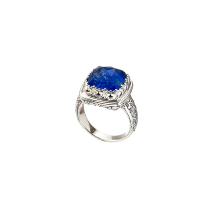 Color Square Ring in Sterling Silver 925