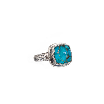 Color Square Ring in Sterling Silver 925