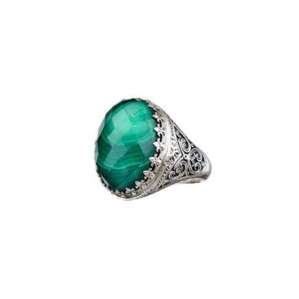 Oval Color Ring in Sterling Silver 925