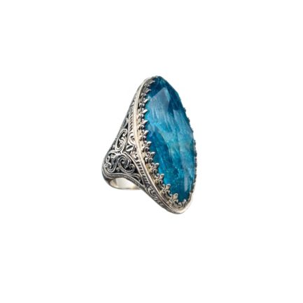 Color Navette Ring in Sterling Silver 925