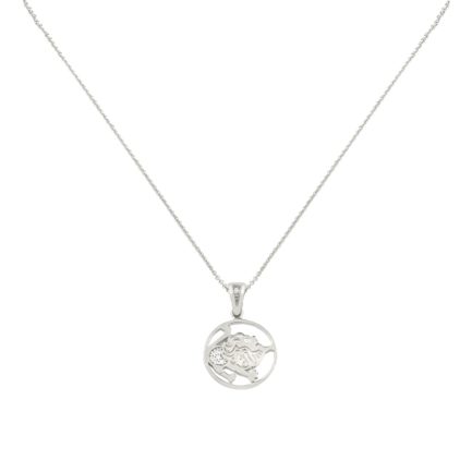 Leo Zodiac Gold sign Necklace Charms k14