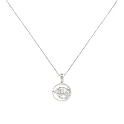 Taurus Gold Zodiac sign Taurus Necklace Charms k14