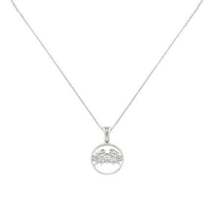 Cancer Zodiac Gold sign Necklace Charms k14