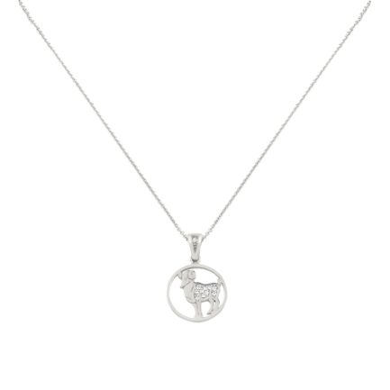 Aries Zodiac Gold sign Necklace Charms k14
