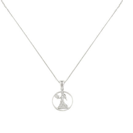 Virgo Zodiac Gold sign Necklace Charms k14
