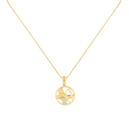 Sagittarius Zodiac Gold sign Necklace Charms k14