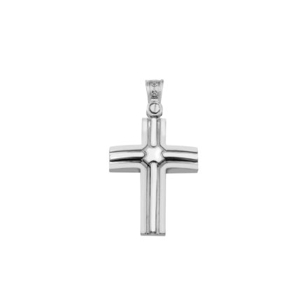 14k Gold Two-Tone Men’s Crucifix Cross Pendant