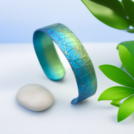 Anodized Titanium Cuff Bracelets B152960-GIA