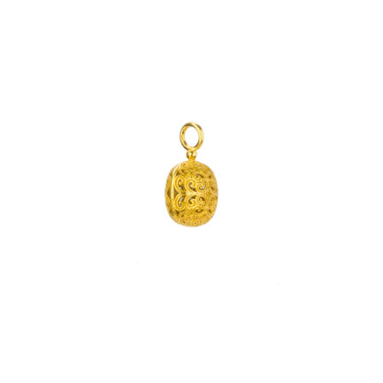 Cushion Pendant in Gold plated silver 925