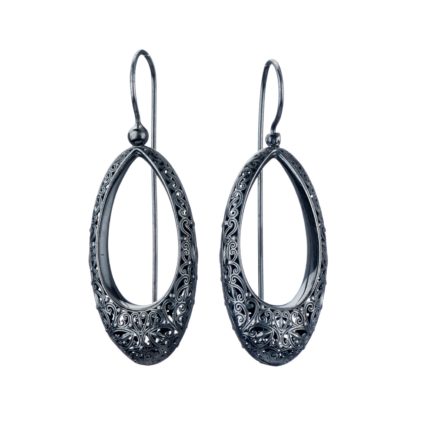 New Era Filigree Earrings in Gold plated silver 925