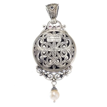 Ancient Greek Medusa for women’s Large Pendant Sterling Silver