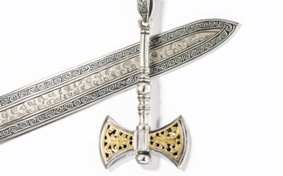 Double Axe Men’s Pendant 3251