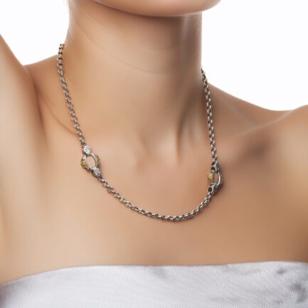 Oval Small Link Necklace 4022