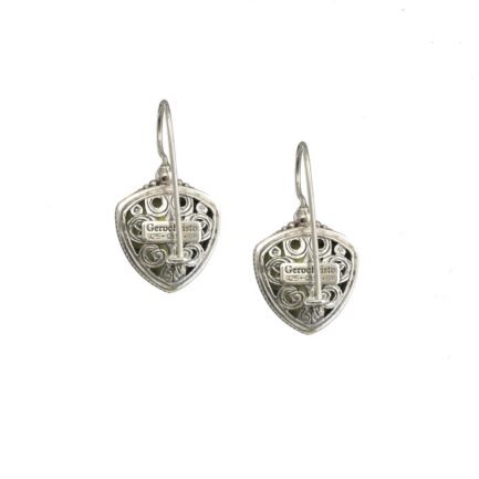 1618-back-triangle-earrings-with-doublet-stones-in-silver