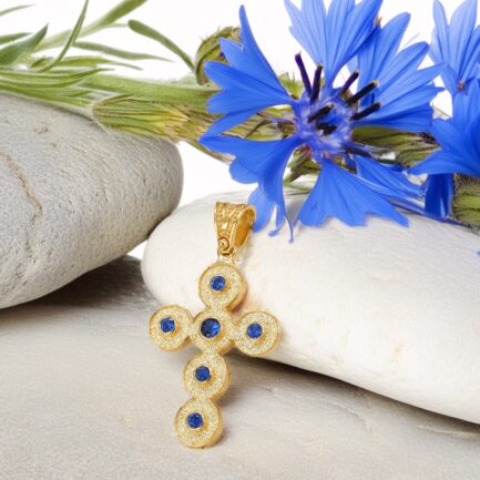 Byzantine-Pendant-Cross-in-14k-Gold-C153188-A-1